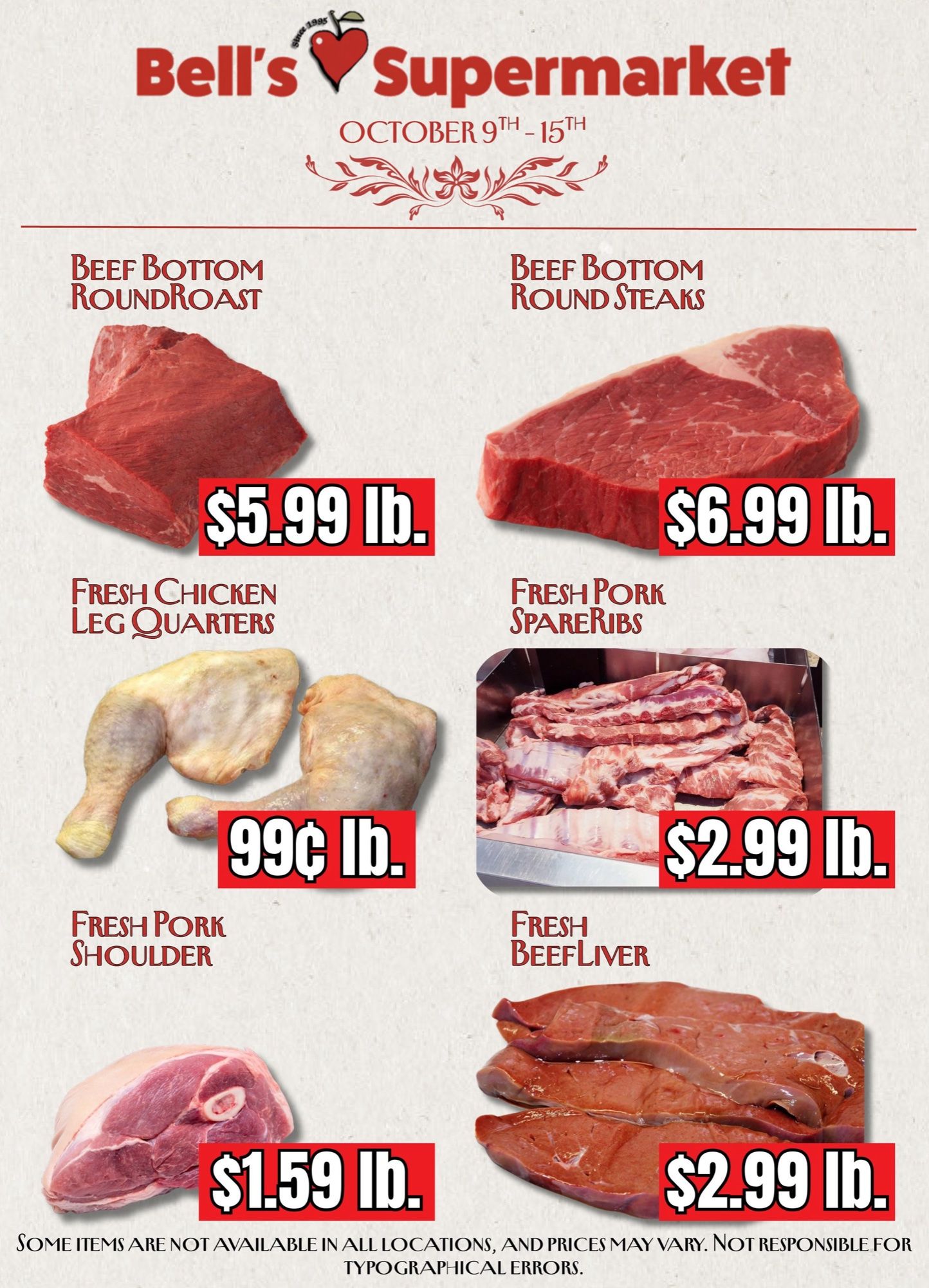 Bell's Supermarket weekly circular, page 2
