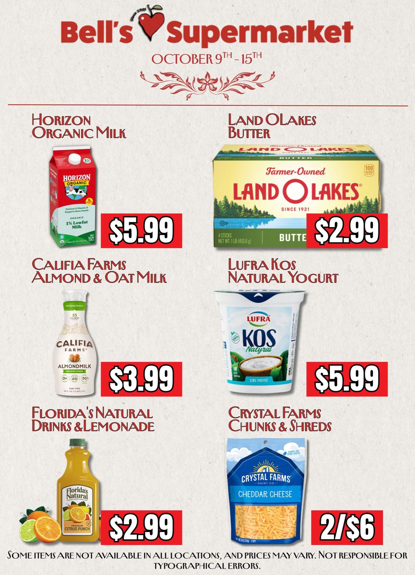Bell's Supermarket weekly circular, page 6