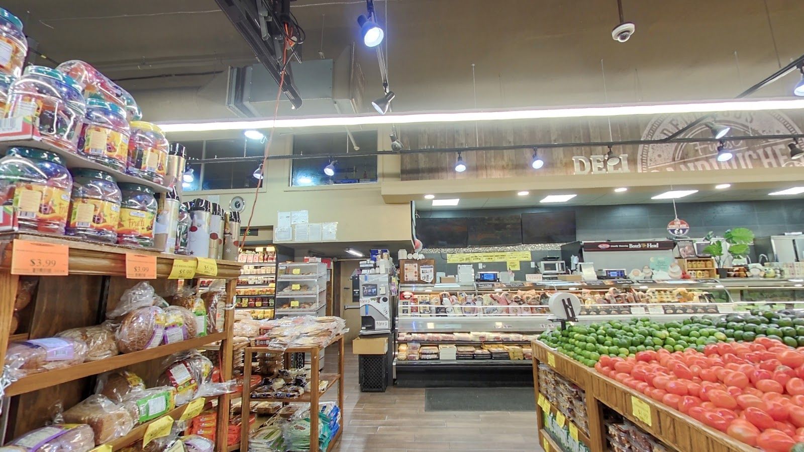 Inside Key Food Supermarket — view from the Street View tour