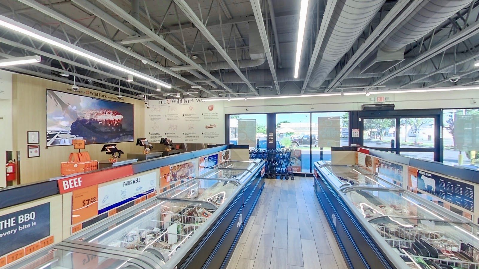 Inside Wild Fork Meat & Seafood Market — view from the Street View tour
